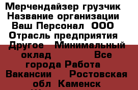 Мерчендайзер-грузчик › Название организации ­ Ваш Персонал, ООО › Отрасль предприятия ­ Другое › Минимальный оклад ­ 40 000 - Все города Работа » Вакансии   . Ростовская обл.,Каменск-Шахтинский г.